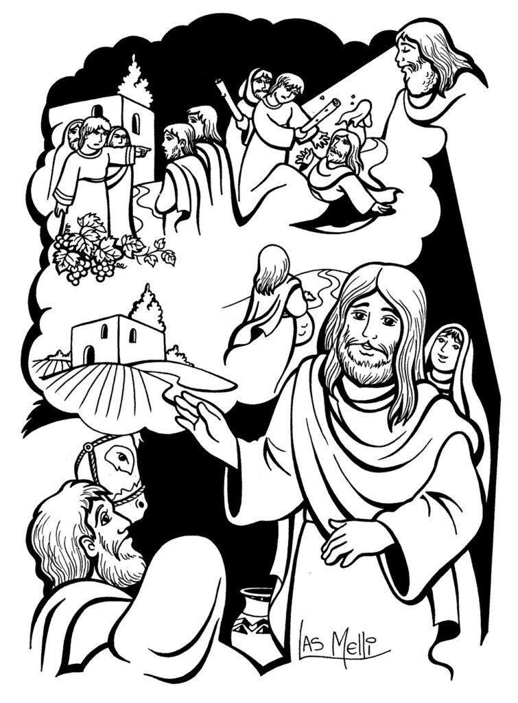 Ilustración del Evangelio del domingo 4 de octubre de 2026