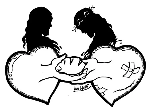 Dibujo Caridad-3 — Las Melli